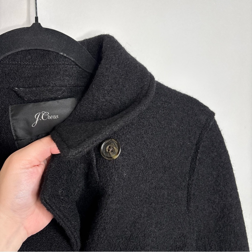 J. Crew Italian Boiled Wool Peacoat size 6 - Picture 9 of 11